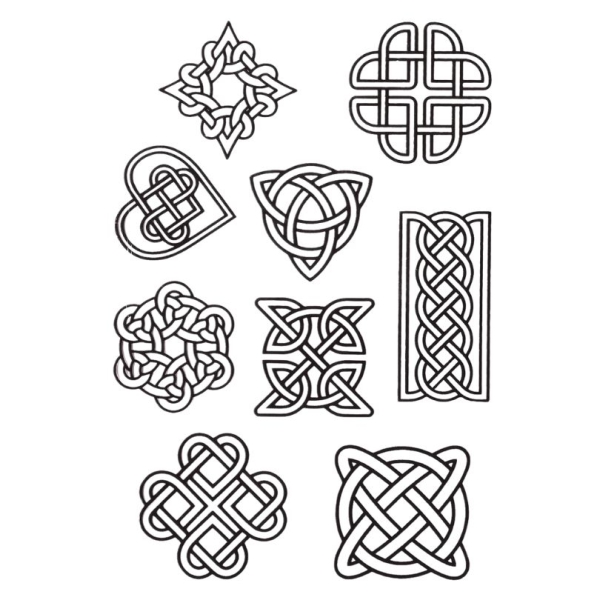 Silikonstempel Keltische Knoten